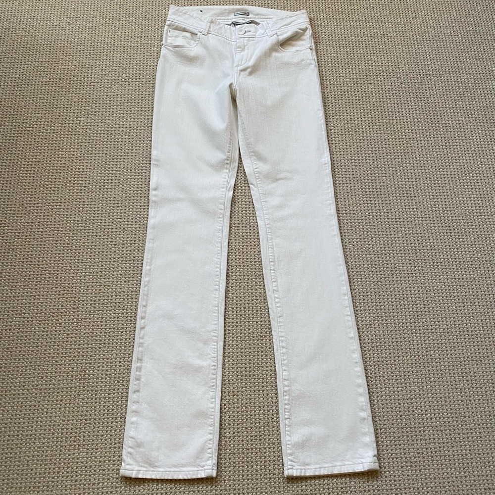 Banana republic white jeans size 8 long